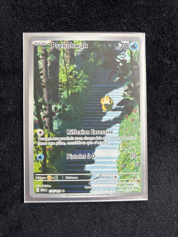 img_4905 Carte Pokémon – Psykokwak AR 175/165 – EV3.5 151 – FR – Near Mint